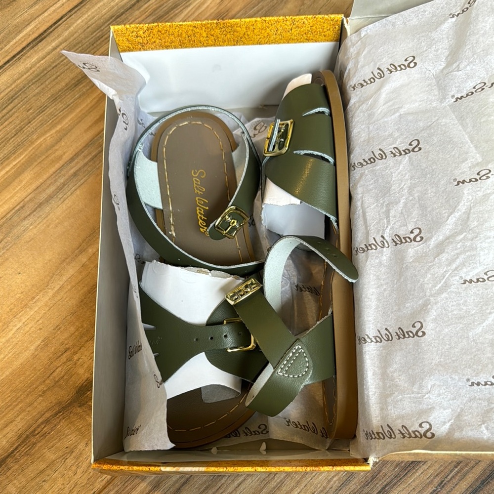 Sun-San Salt Water Sandals (Olive)